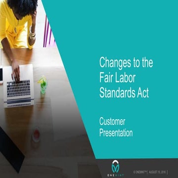 FLSA ONEMINT Overview