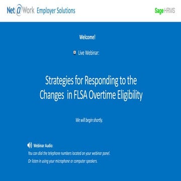 Strategies for Responding to the Changes in FLSA Overtime Eligibility