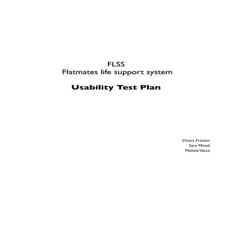 Flss Test Plan