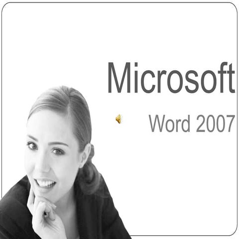 La cinta de opciones de Word 2007