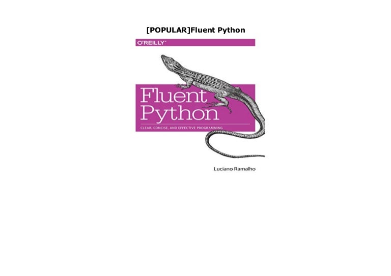  popular fluent python