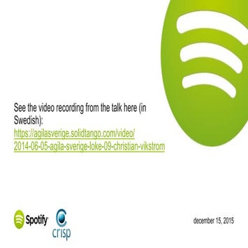 Fluent at agile - agile sverige 2014