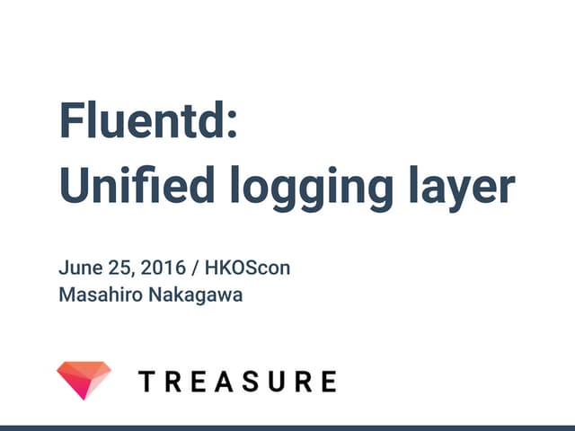 Fluentd at HKOScon