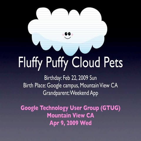 Fluffy Puffy Cloud Pets GTUG