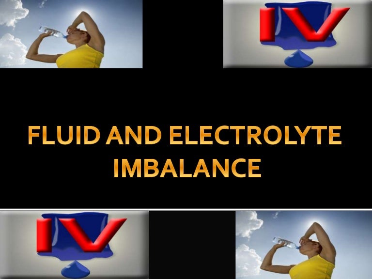 Fluid and electrolyte imbalance
