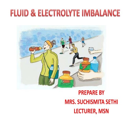 Fluid and electrolyte balance PPT | PPTX
