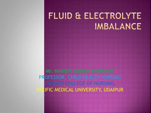 Fluid And Electrolyte Imbalance Nursing Care Plan Fluid Volume Deficit Nursing Care Plan