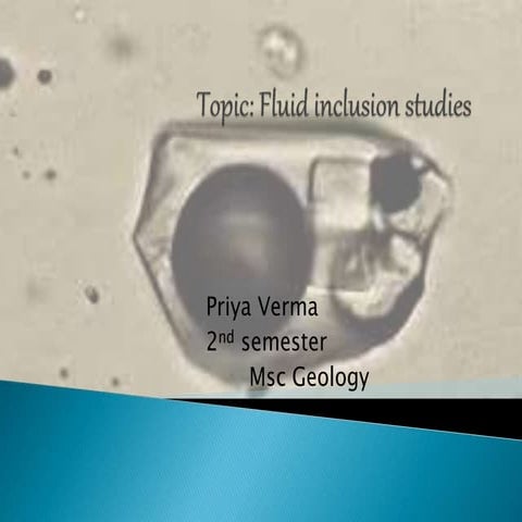 Fluid inclusion