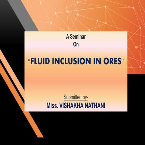Fluid inclusion in ores