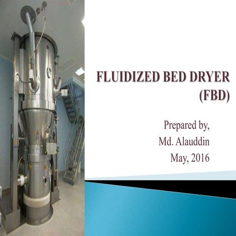 Fluidized bed dryers