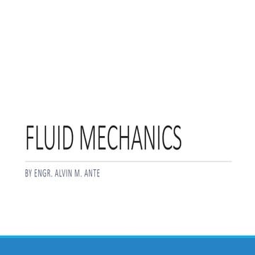 Fluid Mechanics Chapter 2 Part II. Fluids in rigid-body motion | PDF