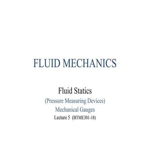 mechanical guages for pressure measuring