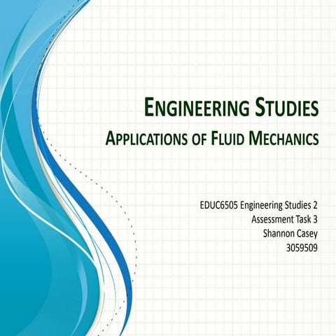Applications of Fluid Mechanics