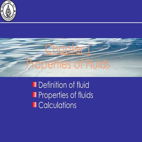Fluid Mechanics Properties