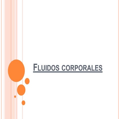 Fluidos corporales