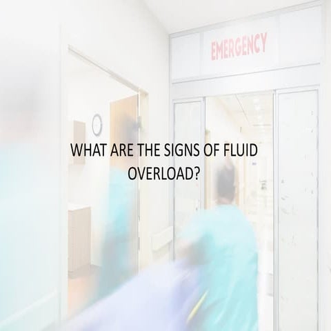 fluid resuscitation. fluid overload and its management