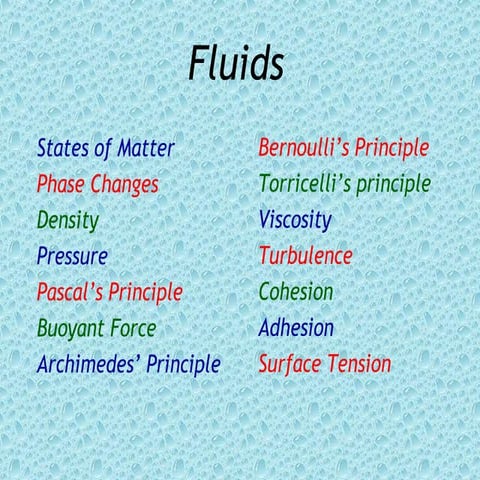 Fluids