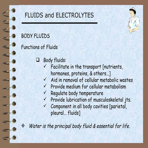 Fluids and electrolytes (1)