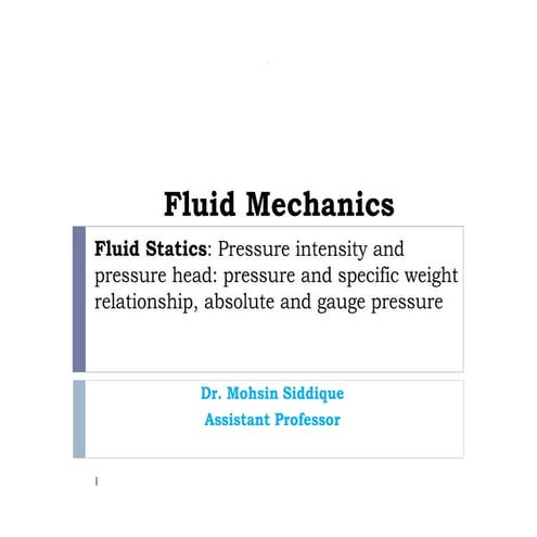 Fluid statics