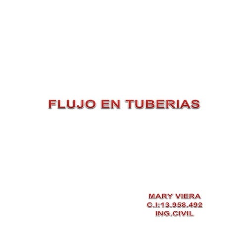 Flujo en tuberias PDF