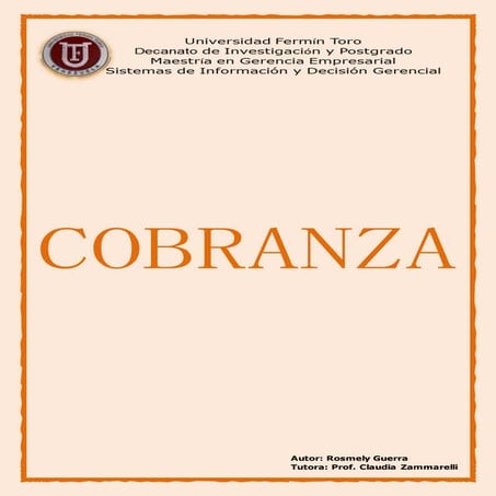 Flujograma proceso de cobranza