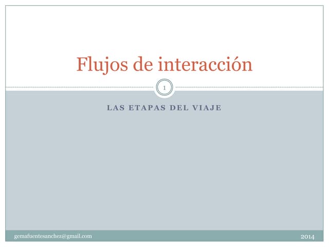 Flujos de interaccion
