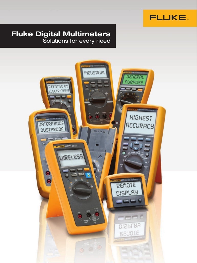 Fluke Digital Multimeter Selection Guide