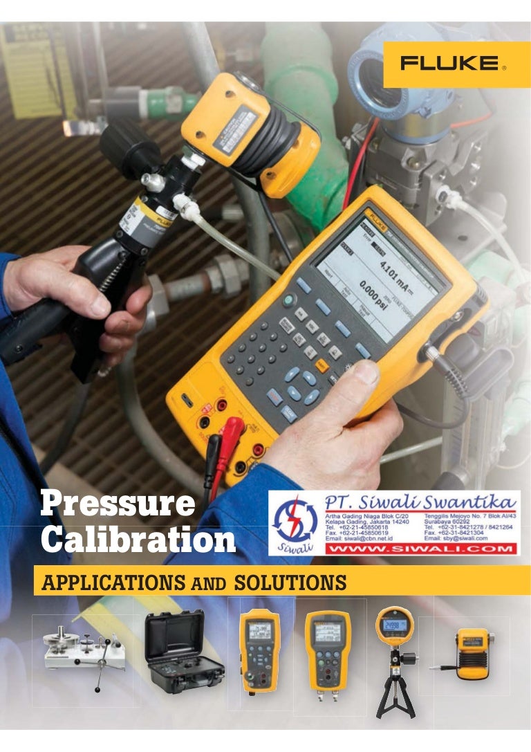 Fluke Catalog Pressure Calibration Application and Solutions