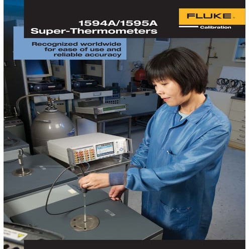 Datasheet Fluke Super-Thermometer. Hubungi PT. Siwali Swantika 021-45850618