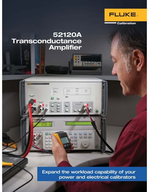 Datasheet Fluke 52120A Extended. Specification. Hubungi PT. Siwali ...