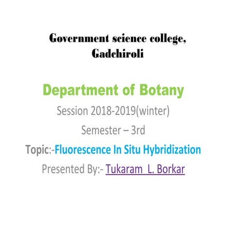 Fluorescence in situ hybridization