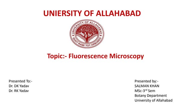 Fluorescence Microscopy