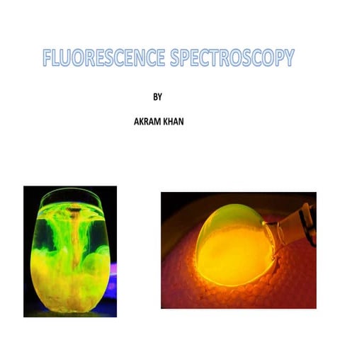 Fluorescence spectroscopy