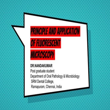 Fluorescent microscope 