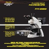 Fluoresent microscope 3 fm 2000