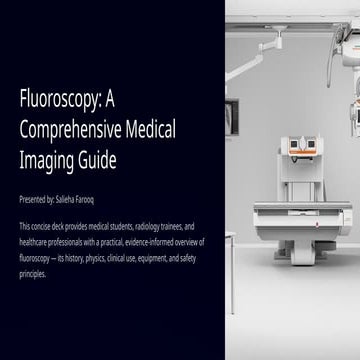 Fluoroscopy ppt | PPTX