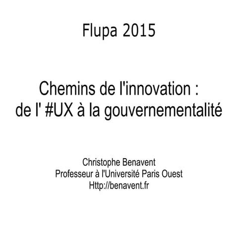 #UX - Flup 12 novembre