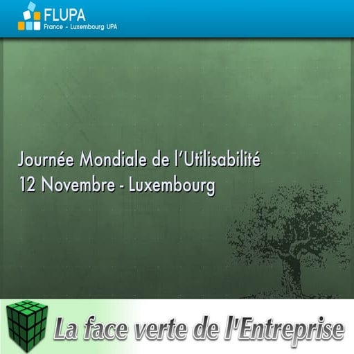 La place de l’utilisabilité et du développement durable dans les entreprises ...