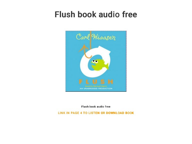 Flush book audio free