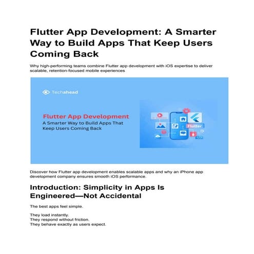 Flutter App Development_ A Smarter Way to Build Apps That Keep Users ...
