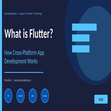 Complete 2026 Flutter Developer Career Roadmap for India | PPTX