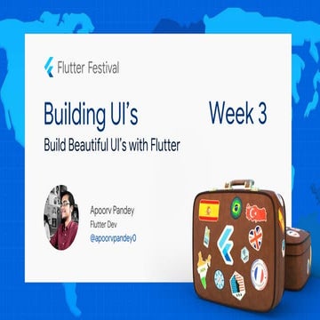 Flutter festival - building ui's with flutter