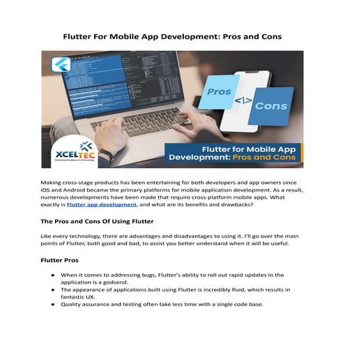 Flutter For Mobile App Development_ Pros and Cons.pdf