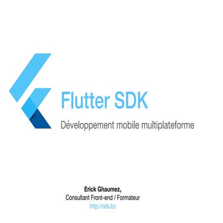 Développement mobile multi-plateforme avec Flutter