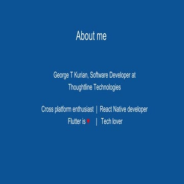 Flutter intro | PPT
