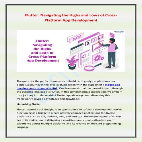 Flutter Navigating the Highs and Lows of Cross-Platform App Development