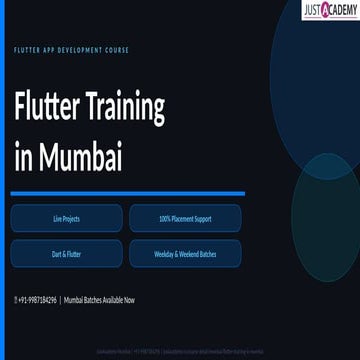 Comprehensive Flutter App Development Course in Mumbai with Placement ...