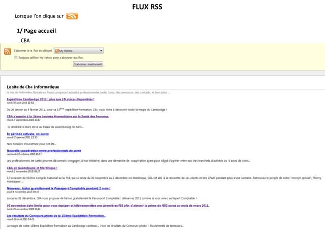 Flux rss