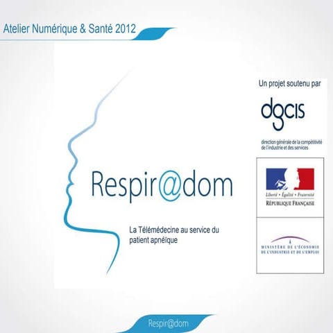 Respir@dom: un flux sécurisé des données.