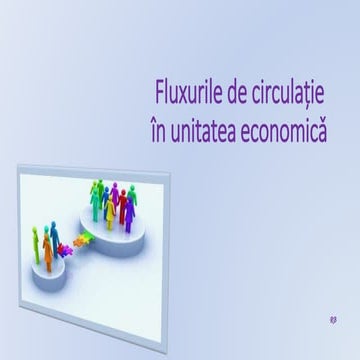 Fluxurile de circulatie in unitatea economica